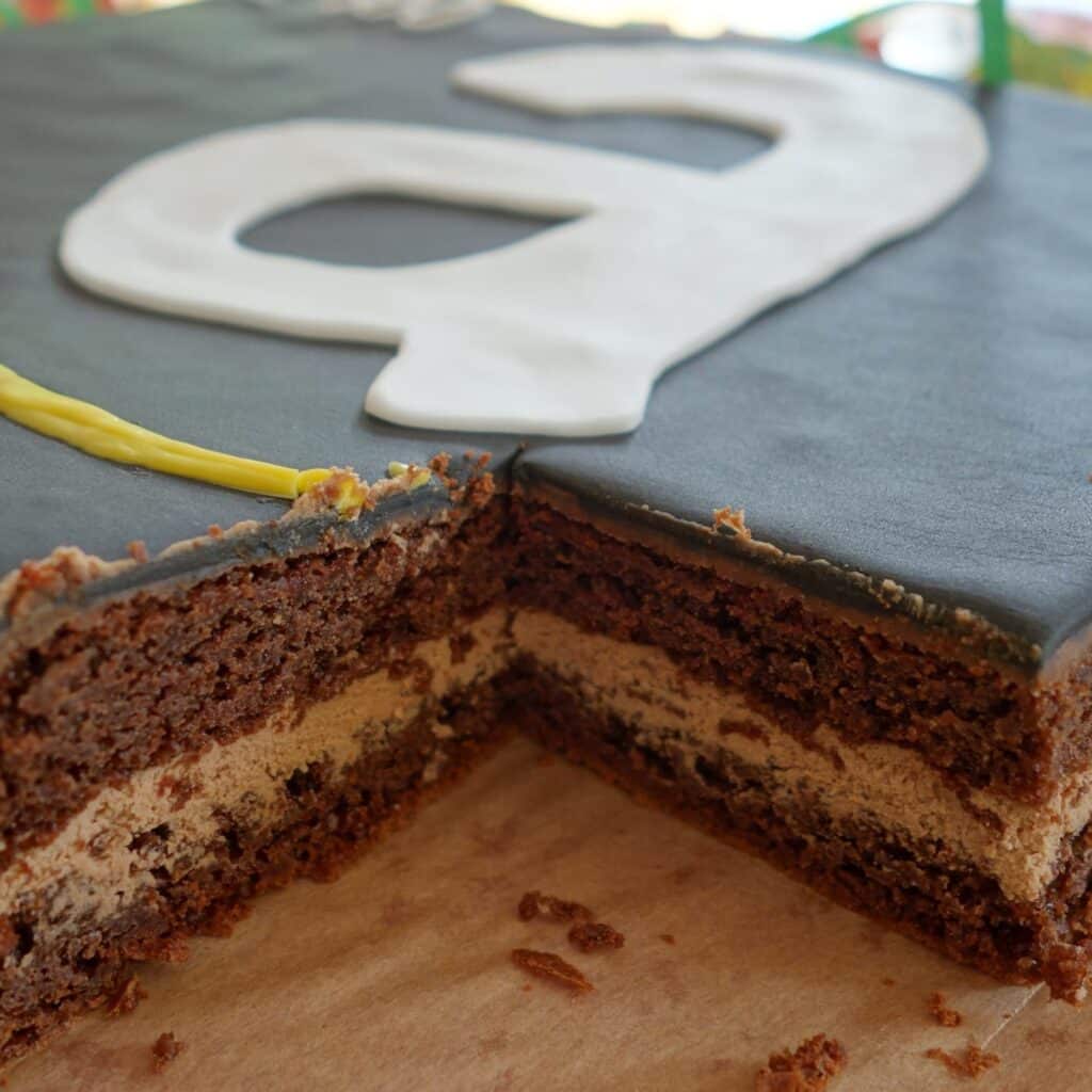 Amazon Schokotorte mit Fondant